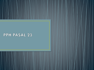 PPH PASAL 23