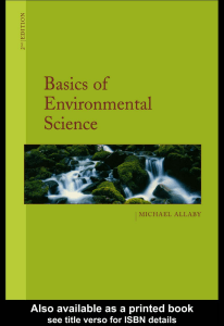 Basics of Environmental Sci (Section 1)