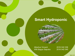 PPT Smart Hydroponic - Albertus Vincent dan Willi Bagus