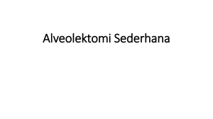 Alveolektomi Sederhana