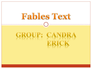 fable text structure and elements