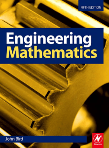 John Bird - Engineering Mathematics (Fifth Edition) (Newnes Elsevier)