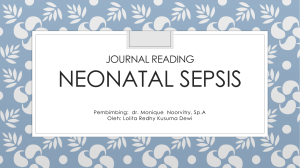 Jurnal Reading Neonatal sepsis