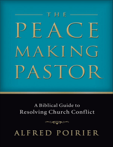 [Alfred Poirier] The Peacemaking Pastor