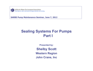 Pump Sealing Systems 