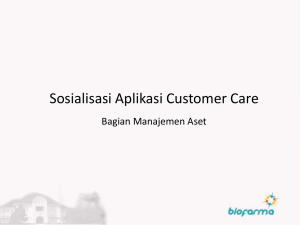 Aplikasi Customer Care