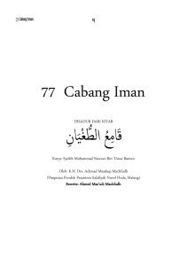 77 Cabang Iman Translation of Qami al-Th