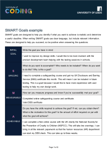2.2 SMART goals example