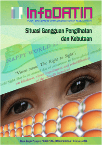 Infodatin Situasi Gangguan Penglihatan dan Kebutaan Kemenkes RI (2014)