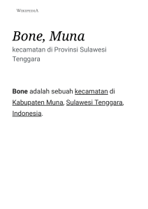 Bone, Muna - Wikipedia bahasa Indonesia, ensiklopedia bebas (3)