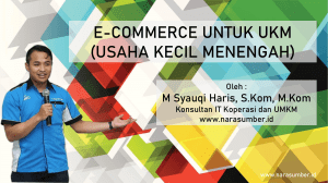 E-Commerce untuk UMKM