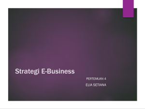 Pertemuan 4 strategi e-business