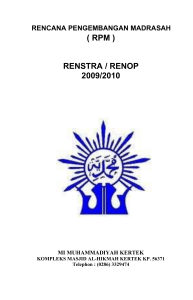 ( RPM ) RENSTRA   RENOP 2009 2010 SMP 27-2