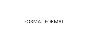 2.2. FORMAT-FORMAT