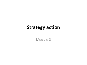Strategy action