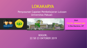 Lokakarya Unpak