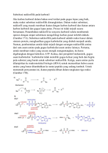 Substitusi nukleofilik pada karbonil