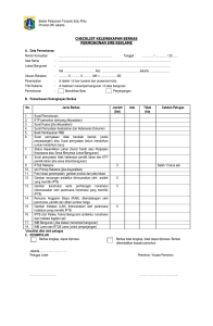 (bizform)Formulir Checklist Kelengkapan Berkas Izin Reklame (izin prinsip TLB-BR, IMB-BR)
