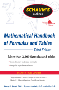 Schaum's Outline of Mathematical Handbook of Formulas and Tables, 3ed (Schaum's Outline Series) ( PDFDrive )-1