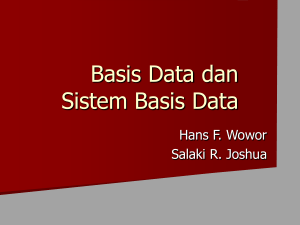 Materi 2. Basis Data dan Sistem Basis Data