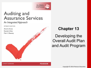 Bab 13 Developing the Overall Audit Plan and Audit Program