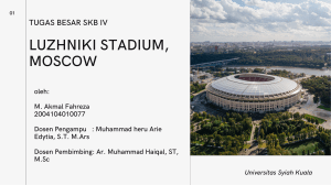 Tugas Besar Luzhniki Stadium SKB 4 2004104010077 M. Akmal Fahreza