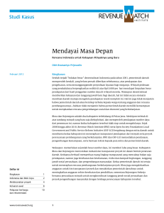 Mendayai Masa Depan - Natural Resource Governance Institute