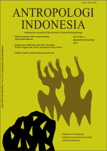 Indonesian Journal of Social and Cultural Anthropology