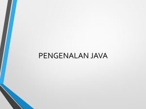 Karakteristik Java - Telkom University