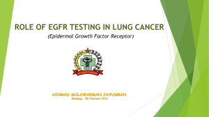role of egfr testing in lung cancer