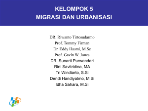 kelompok 5 migrasi dan urbanisasi