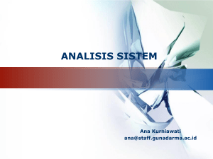 analisis sistem -