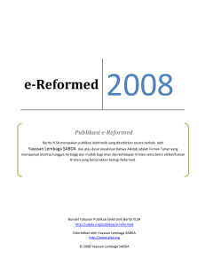 e-Reformed 2008 - SABDA