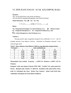 spss rancangan acak kelompok (rak)