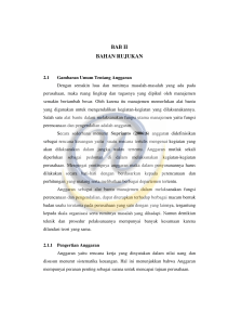 BAB II BAHAN RUJUKAN - Widyatama Repository