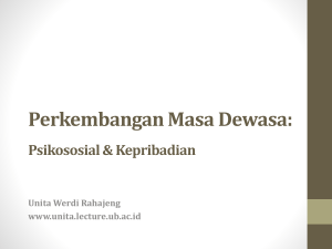 Perkembangan Masa Dewasa