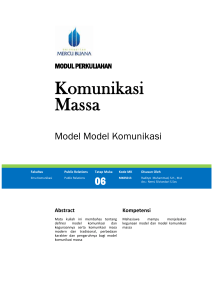 6.3. Model Komunikasi Maletzke