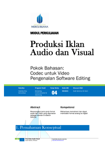 Modul Produksi Iklan Audio Visua [TM4]