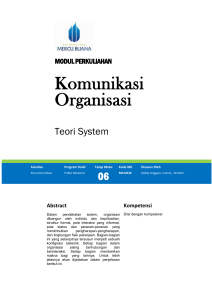 Modul Komunikasi Organisasi [TM6]