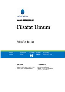 Filsafat Barat Abad Pertengahan