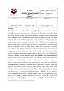 Silabus Pengantar Teknologi dan Informasi