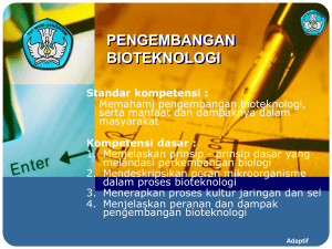 pENGEMBANGAN BIOTEKNOLOGI2005-01