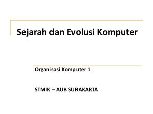 Sejarah dan Evolusi Komputer