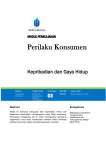 Modul Perilaku Konsumen [TM3]