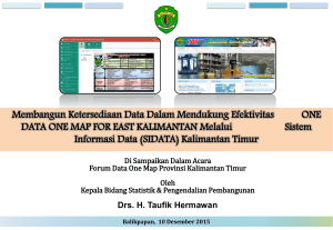 integrasi sidata-one data one map