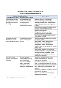 Kisi-Kisi Soal Seleksi SM3T 2015 Bimbingan Konseling