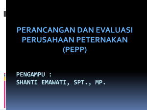 Pengampu : shanti Emawati, spt., MP.