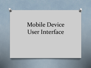 Mobile Device UI.ppt
