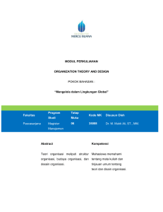 Modul Organization Theory and Desain [TM6]