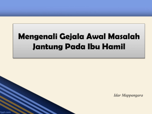 mengenali gejala awal kehamilan dengan penyakit jantung